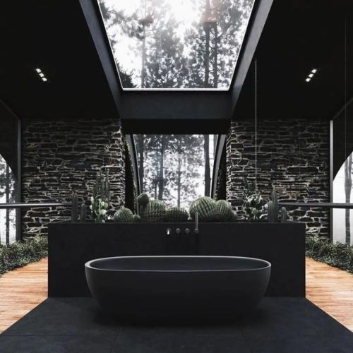 Утренняя подборка интересных ванных комнат. 06