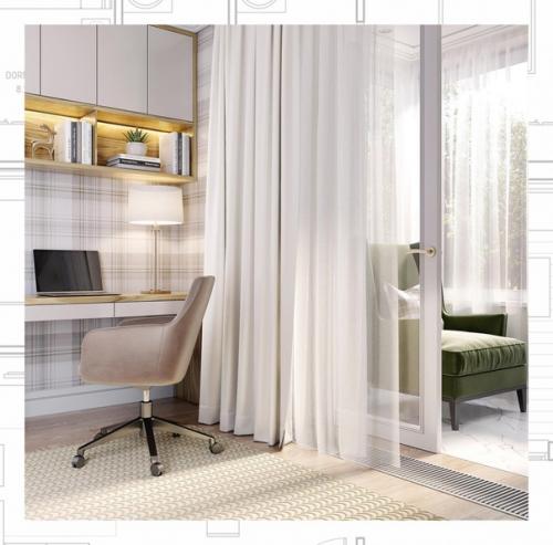 Комната для подростка, площадью - 13 кв. 02