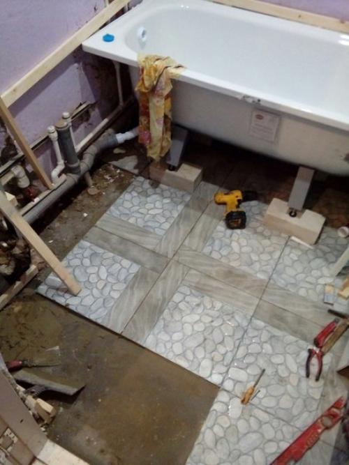 Ванная комната в хрущевке. 02