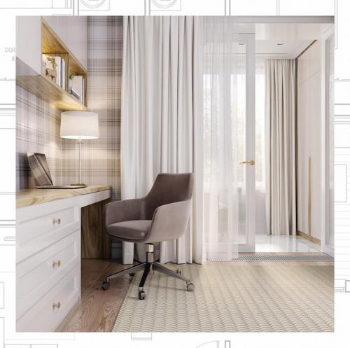 Комната для подростка, площадью - 13 кв. 01