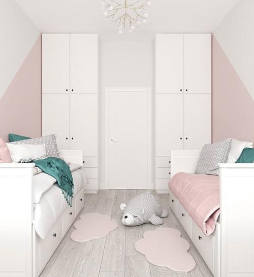 Очаровательная, нежная комната для двоих деток. 01