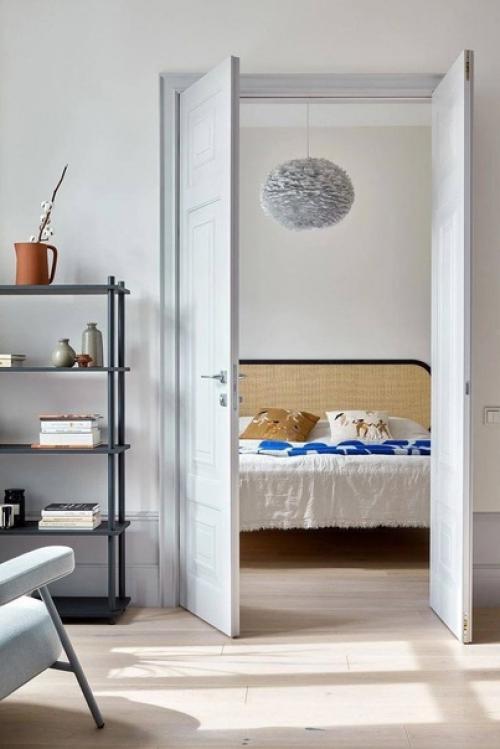 В современном дизайне сохранили дух старой квартиры. 05