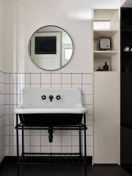 В современном дизайне сохранили дух старой квартиры. 07