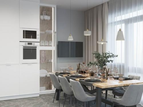 Современная кухня - это помещение, где мы не только готовим, но и встречаемся с семьей и родственниками после рабочего дня. 04