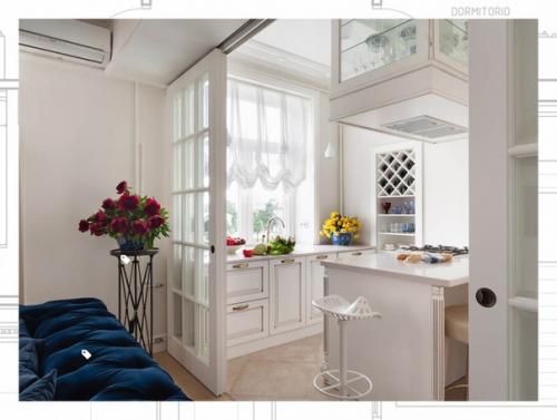 Квартира с видом на набережную и сталинскую высотку. 02