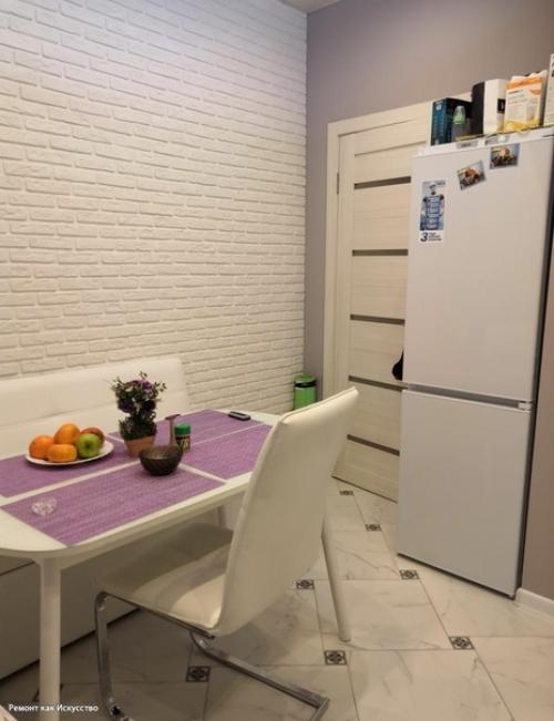 32 кв.  м. весь ремонт сделан самостоятельно. 07