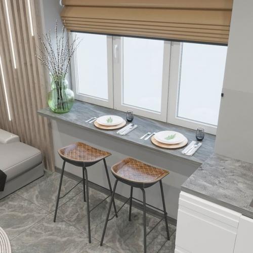 Современная кухня - это помещение, где мы не только готовим, но и встречаемся с семьей и родственниками после рабочего дня. 02