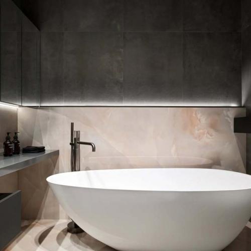 Современный интерьер с элементами минимализма и натуральными материалами. 08