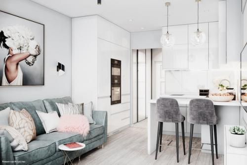 Дизайн - проект студии в 22 кв. 05