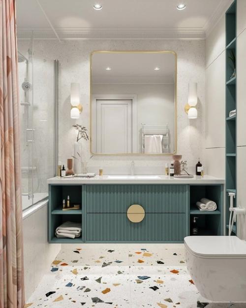 Я просто в восторге от этой ванной комнаты. 01