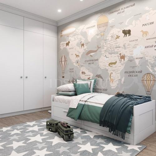 Все грамотно, даже большая рабочая зона, но почему кровать без изголовья неудобно же спать. 04