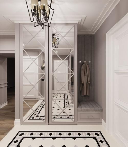 Дизайн проект квартиры в стиле современная классика 130 м от студии Icon. 07