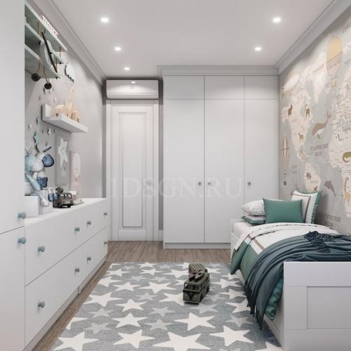 Все грамотно, даже большая рабочая зона, но почему кровать без изголовья неудобно же спать. 02