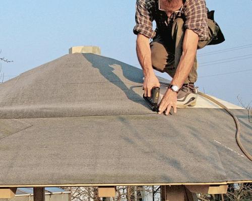 Строительство беседки из дерева. 07