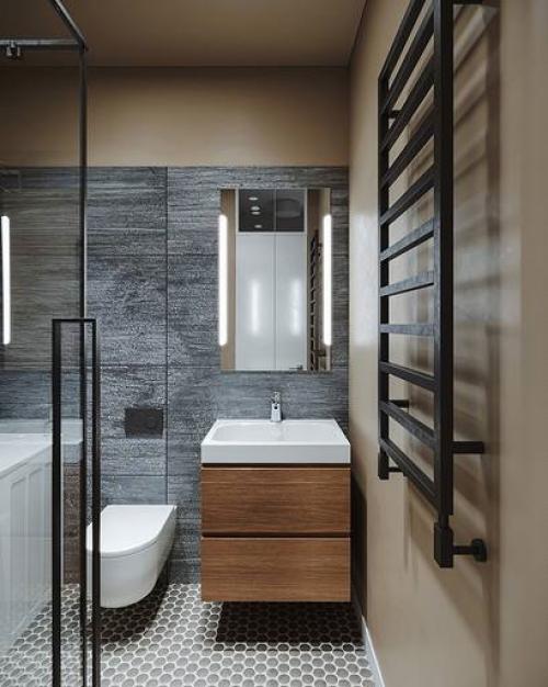 Дизайн проект дома в скандинавском стиле с открытой террасой для внесезонного отдыха. 07