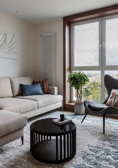 Этот интерьер - воплощение идеи Dolce Vita в городской квартире. 01