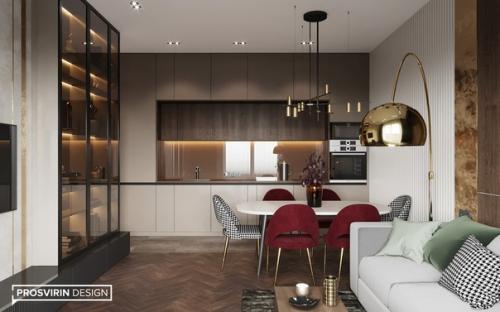 Дизайн квартиры в Москве, 44 кв. 03