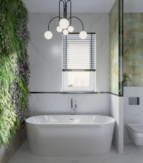 Ванная комната в загородном доме. 04