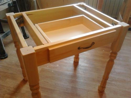 Мы делаем стол из массива сосны. 08