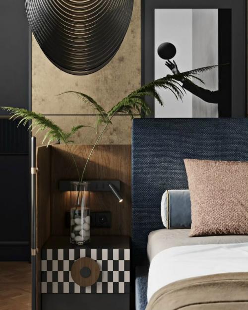 Эта мастер - спальня - настоящий оазис комфорта и красоты. 01