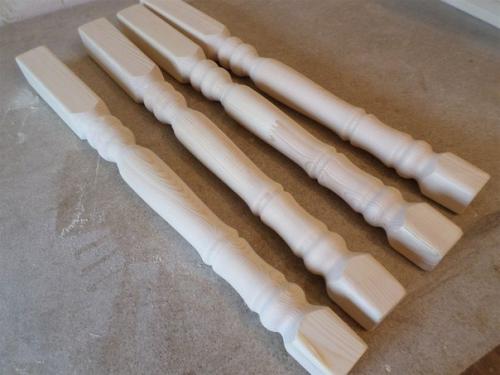 Мы делаем стол из массива сосны. 06