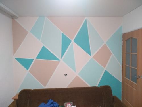 Ремонт в комнате 17, 5 м, быстро, дёшево и необычно. 07