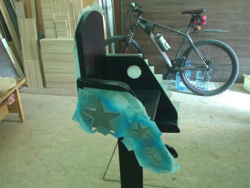 Сделал сыну велокресло. 05