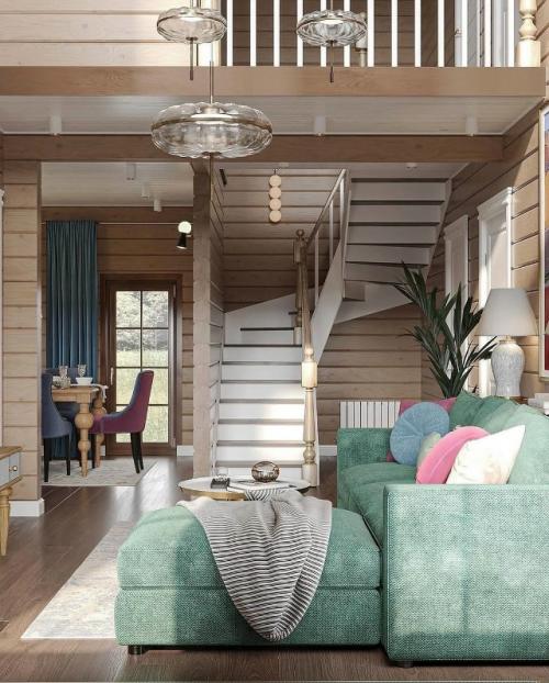 Интерьер дома из клееного бруса - это уникальное сочетание натуральной красоты дерева и современных дизайнерских решений. 04 Интерьер дома из клееного бруса - это уникальное сочетание натуральной красоты дерева и современных дизайнерских решений. 04