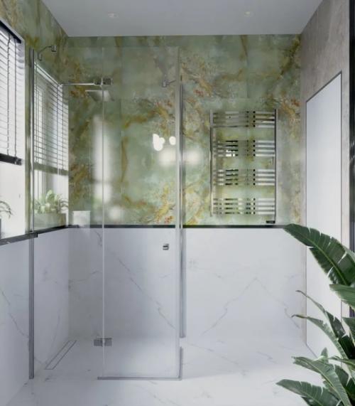 Ванная комната в загородном доме. 03