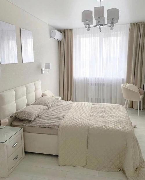 Интерьер в светлых тонах сделает помещение стильным, современным и уютным. 03