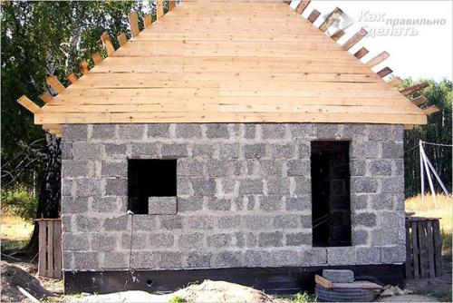 Баня из арболита своими руками. 01 Баня из арболита своими руками. 01