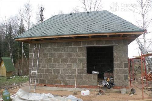 Баня из арболита своими руками. 03 Баня из арболита своими руками. 03