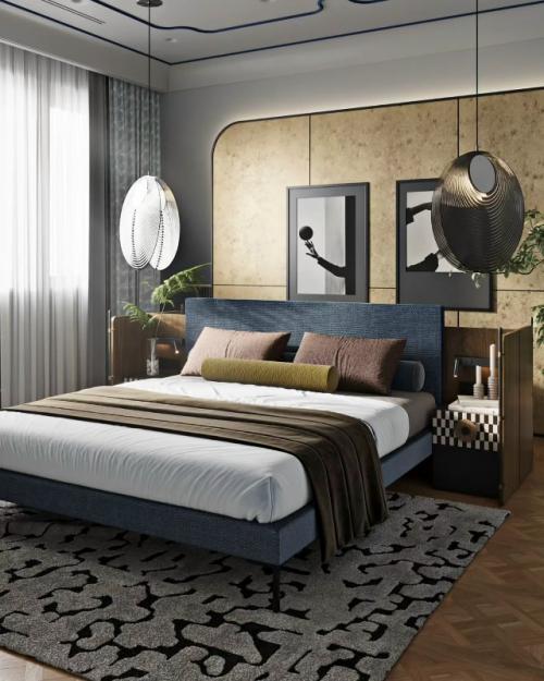 Эта мастер - спальня - настоящий оазис комфорта и красоты. 02