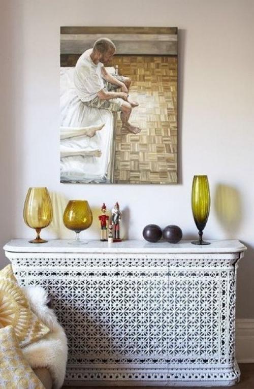 Экраны для батарей отопления в интерьере. 03