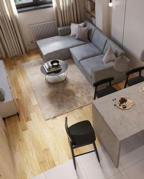 Дизайн проект однокомнатной квартиры, площадью - 42 м. 04