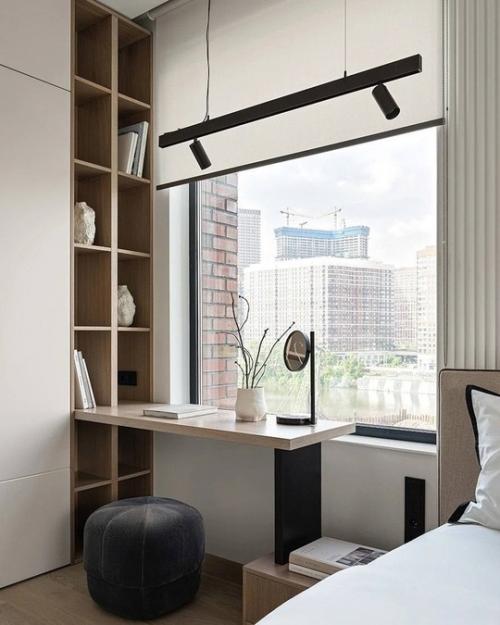 Легкий графичный интерьер квартиры, площадью 56 кв. 03