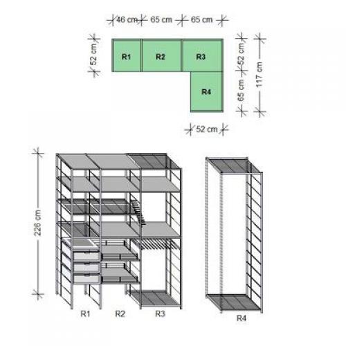 Конструкции стеллажей: 5 функциональных моделей для наполнения шкафа купе и обустройства гардеробной системы. 03