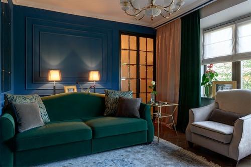 Преображение гостиной московской квартиры легендарного советского и российского актёра Александра Пяткова. 03