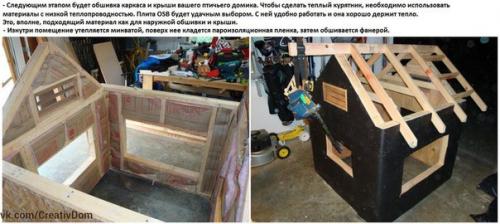 Компактный курятник своими руками. 05