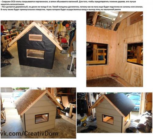 Компактный курятник своими руками. 06