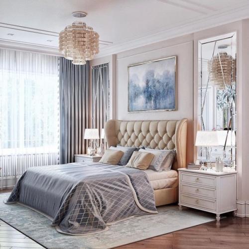 3 варианта спален в стиле современная классика. 07