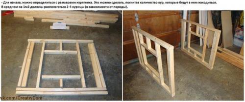 Компактный курятник своими руками. 02