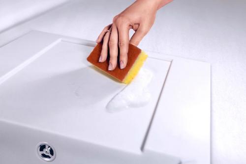 Уход за мойкой из искусственного камня. 05