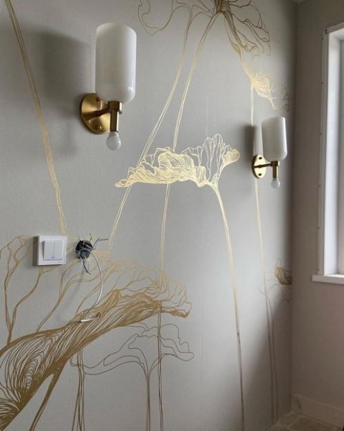 Просили показать обои в интерьере. 01