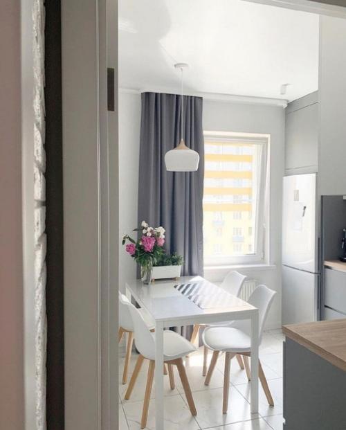 Уютная минималистичная кухня. 01