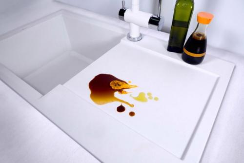 Уход за мойкой из искусственного камня. 06