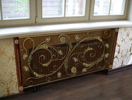 Экраны для батарей отопления в интерьере. 04