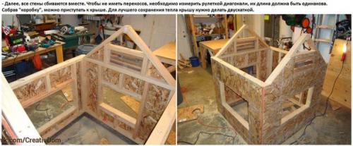 Компактный курятник своими руками. 04