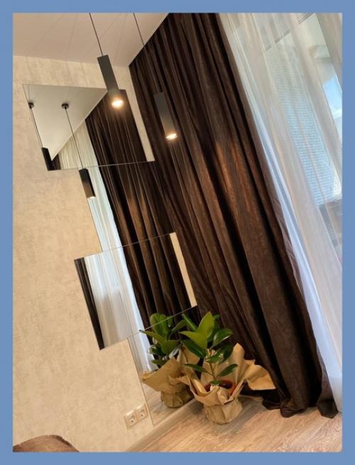 За две недели времени сделали капитальный ремонт в спальне своими руками. 08