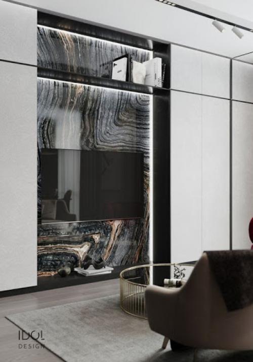 Мрамор - очень популярный, но уязвимый материал для отделки. 03